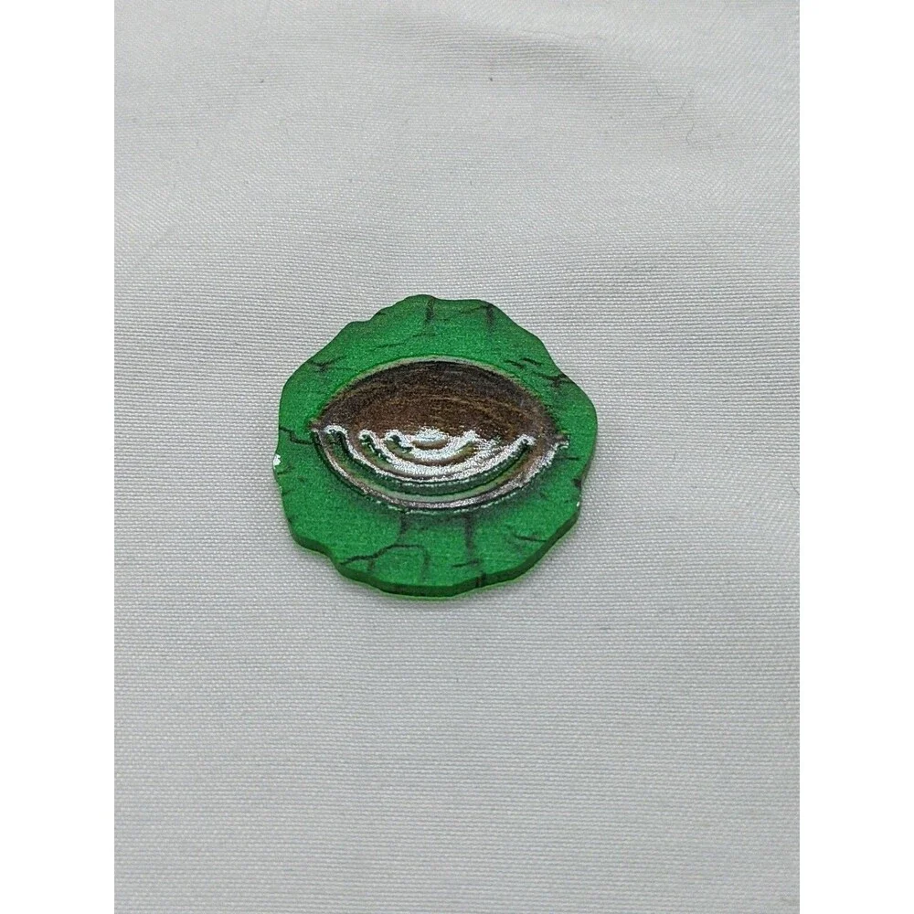 Lot Of (12) Spirit Island Acrylic Green Presence Tokens